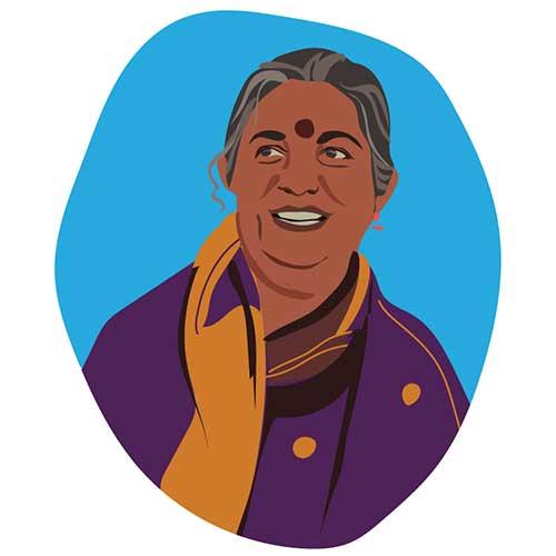 Vandana Shiva, la force du cercle vertueux Vandana Shiva, la force du cercle vertueux